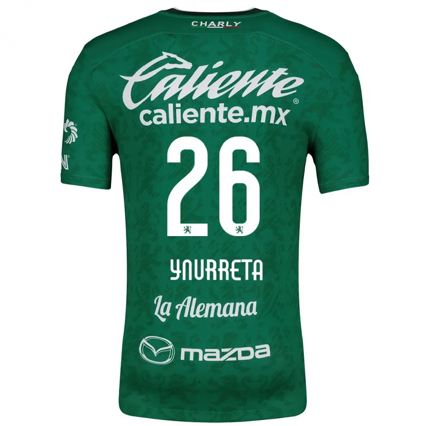 Danxen Kinderen Alexandra Hernández Ynurreta #26 Groen Wit Thuisshirt Thuistenue 2024/25 T-Shirt