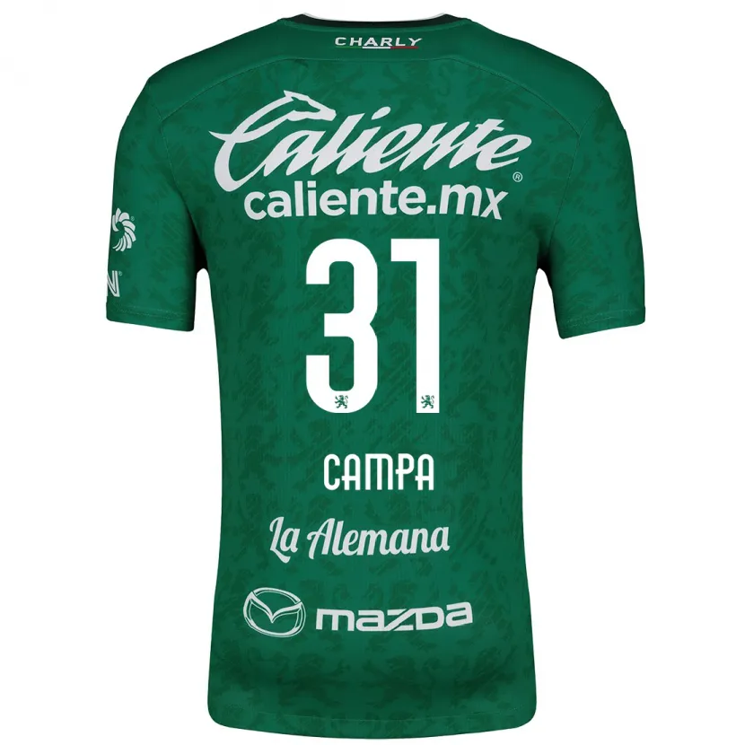 Danxen Kinderen Marlyn Campa #31 Groen Wit Thuisshirt Thuistenue 2024/25 T-Shirt