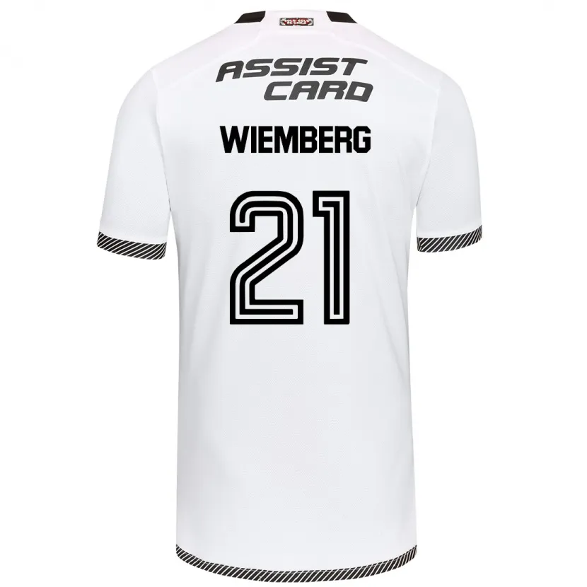 Danxen Kinderen Erick Wiemberg #21 Wit Zwart Thuisshirt Thuistenue 2024/25 T-Shirt