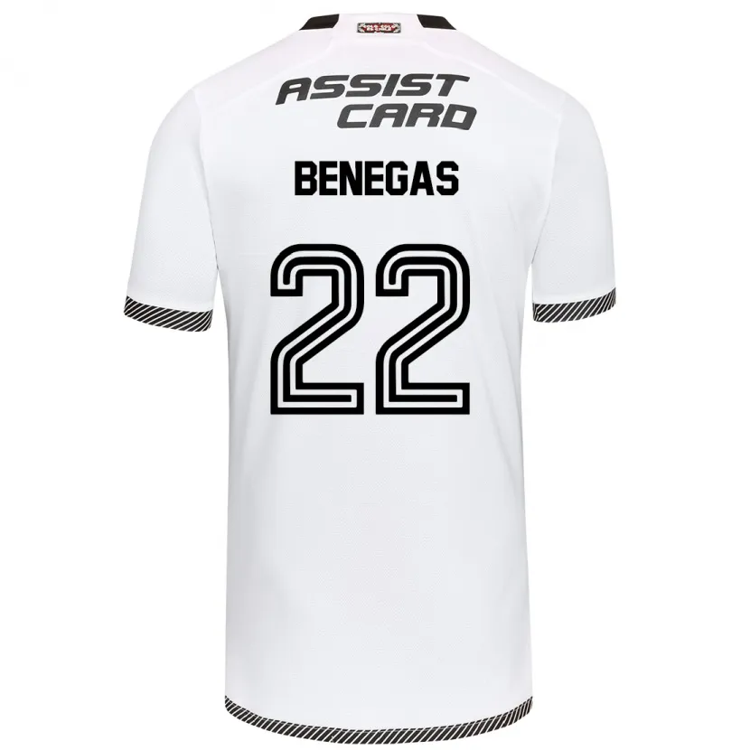 Danxen Kinderen Leandro Benegas #22 Wit Zwart Thuisshirt Thuistenue 2024/25 T-Shirt