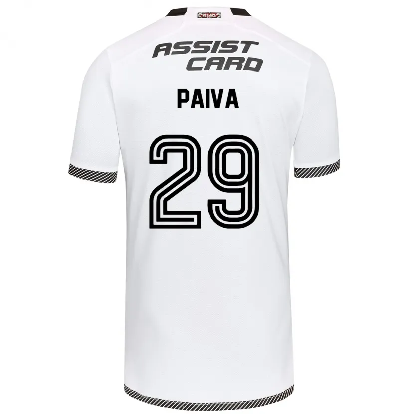 Danxen Kinderen Guillermo Paiva #29 Wit Zwart Thuisshirt Thuistenue 2024/25 T-Shirt