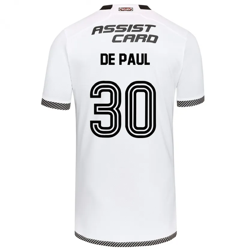 Danxen Kinderen Fernando De Paul #30 Wit Zwart Thuisshirt Thuistenue 2024/25 T-Shirt