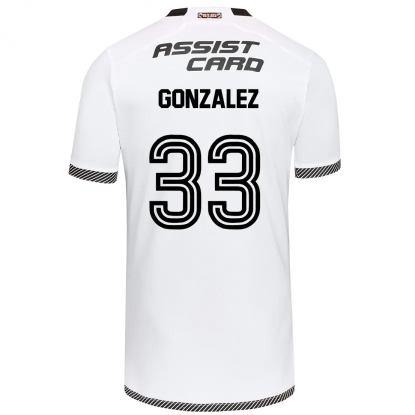 Danxen Kinderen Ramiro González #33 Wit Zwart Thuisshirt Thuistenue 2024/25 T-Shirt