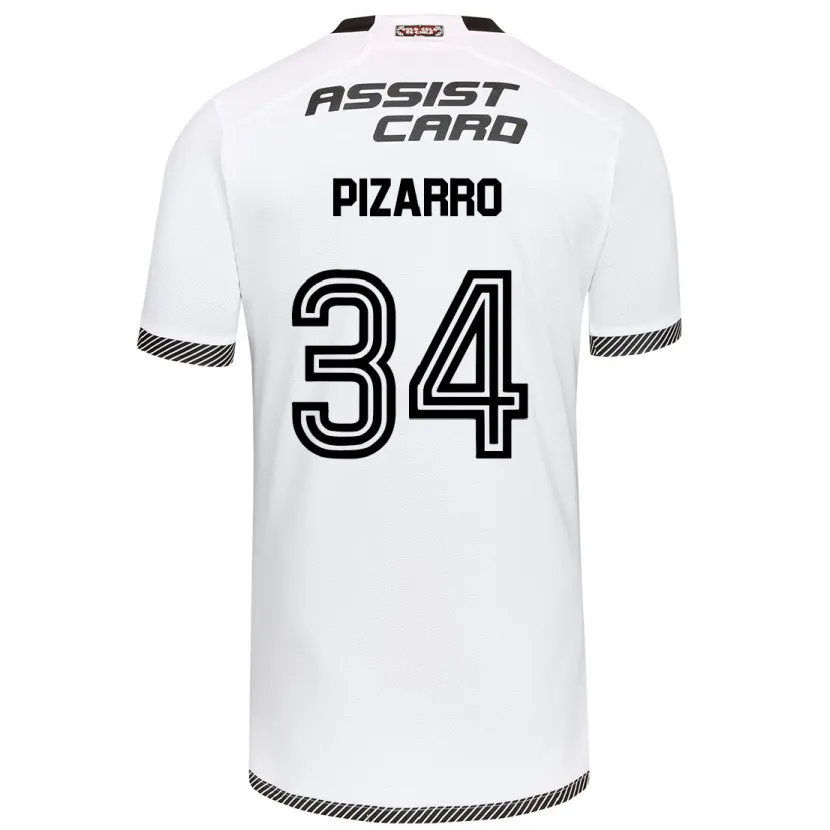 Danxen Kinderen Vicente Pizarro #34 Wit Zwart Thuisshirt Thuistenue 2024/25 T-Shirt