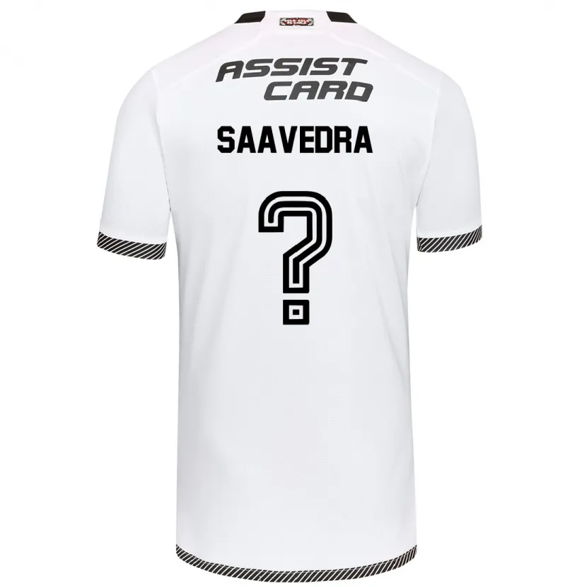 Danxen Kinderen Danilo Saavedra #0 Wit Zwart Thuisshirt Thuistenue 2024/25 T-Shirt