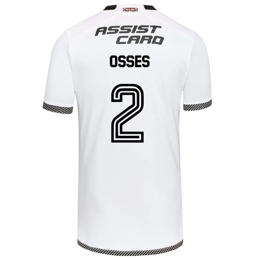 Danxen Kinderen Martina Osses #2 Wit Zwart Thuisshirt Thuistenue 2024/25 T-Shirt