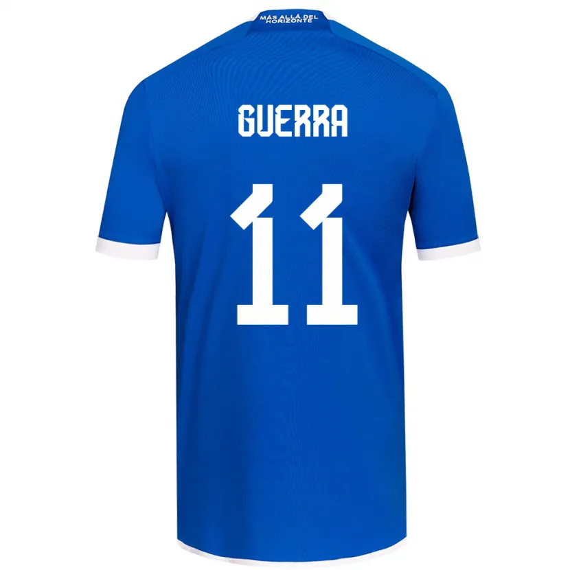 Danxen Kinderen Nicolás Guerra #11 Blauw Wit Thuisshirt Thuistenue 2024/25 T-Shirt