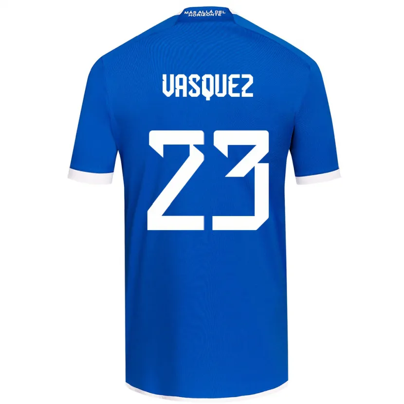 Danxen Kinderen Ignacio Vásquez #23 Blauw Wit Thuisshirt Thuistenue 2024/25 T-Shirt