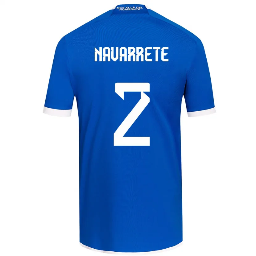 Danxen Kinderen Daniel Navarrete #2 Blauw Wit Thuisshirt Thuistenue 2024/25 T-Shirt