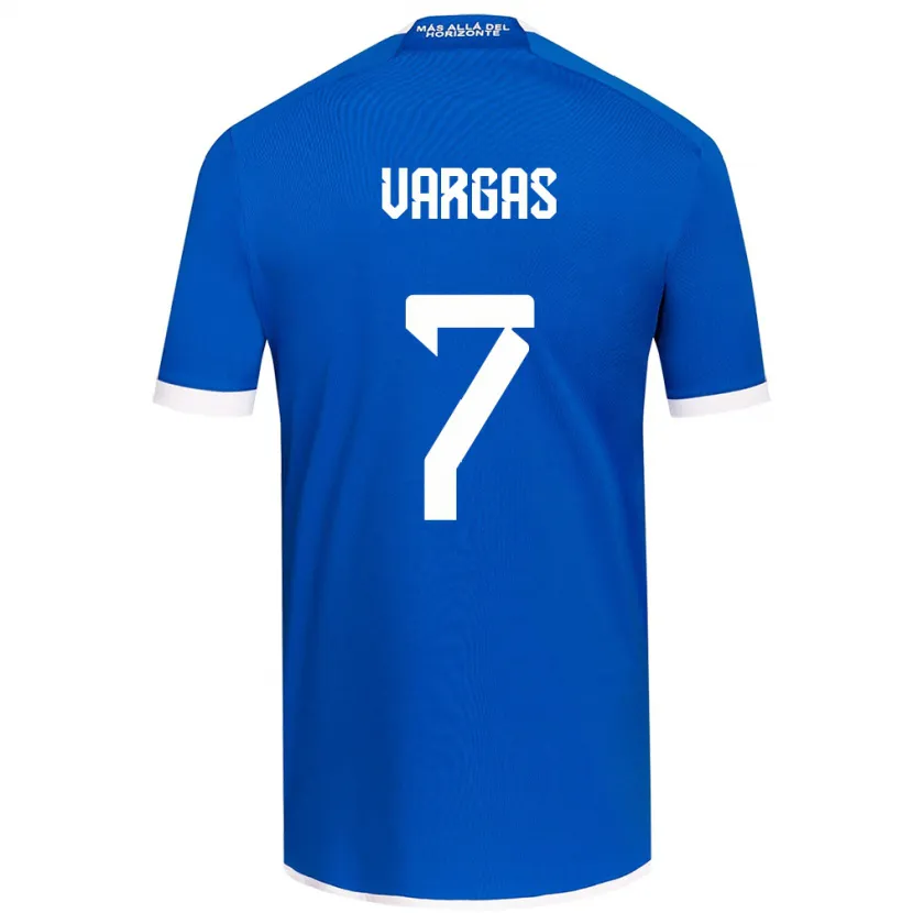 Danxen Kinderen Jeisson Vargas #7 Blauw Wit Thuisshirt Thuistenue 2024/25 T-Shirt