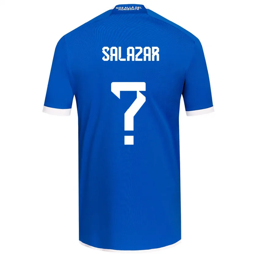 Danxen Kinderen Yahir Salazar #0 Blauw Wit Thuisshirt Thuistenue 2024/25 T-Shirt