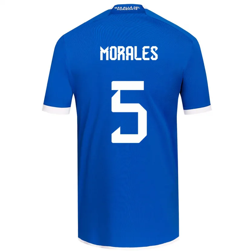 Danxen Kinderen Mariana Morales #5 Blauw Wit Thuisshirt Thuistenue 2024/25 T-Shirt