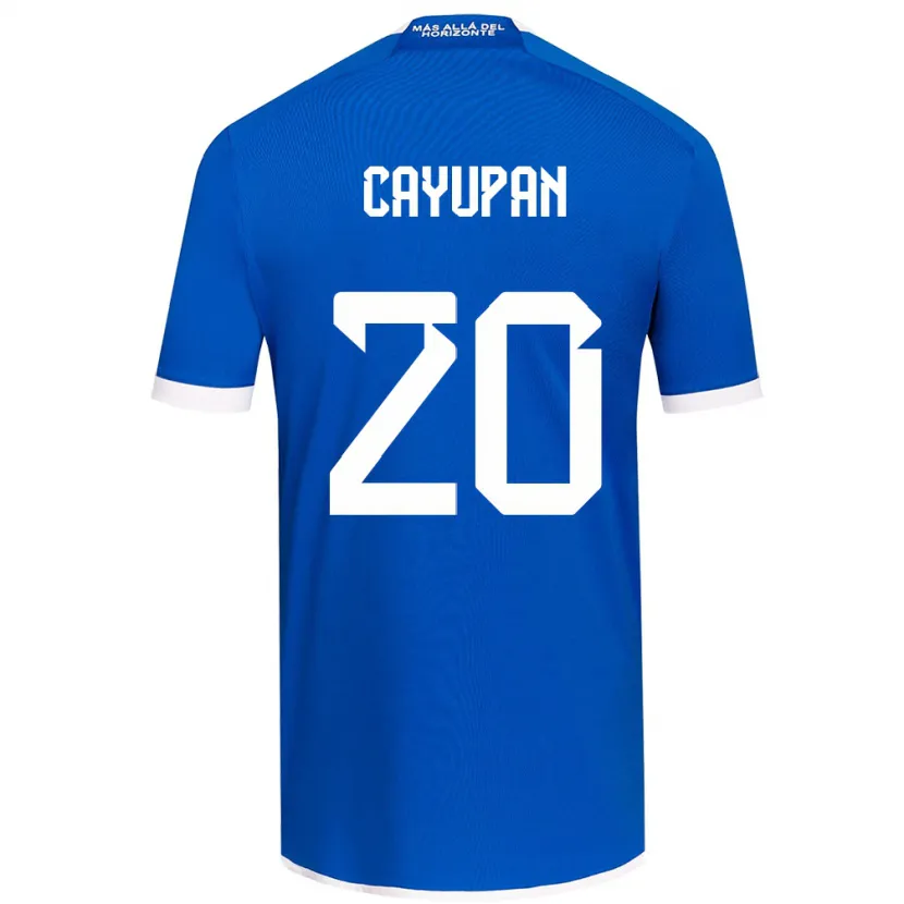 Danxen Kinderen Natalia Cayupán #20 Blauw Wit Thuisshirt Thuistenue 2024/25 T-Shirt