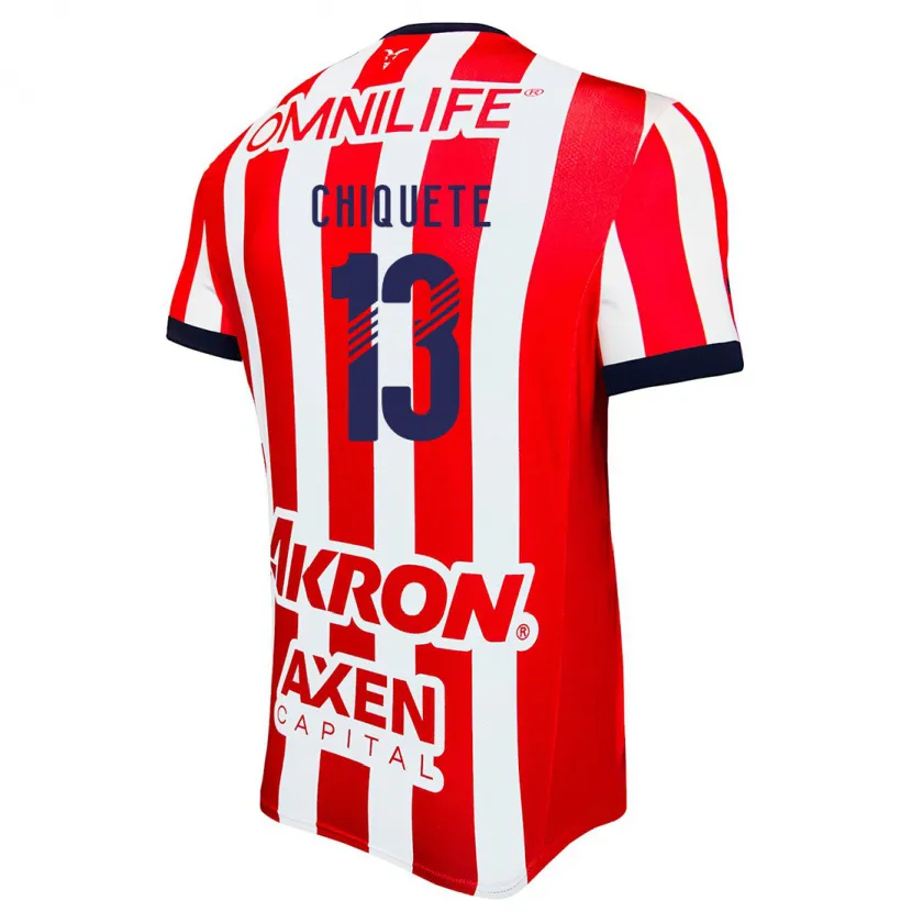 Danxen Kinderen Jesús Orozco Chiquete #13 Rood Wit Blauw Thuisshirt Thuistenue 2024/25 T-Shirt