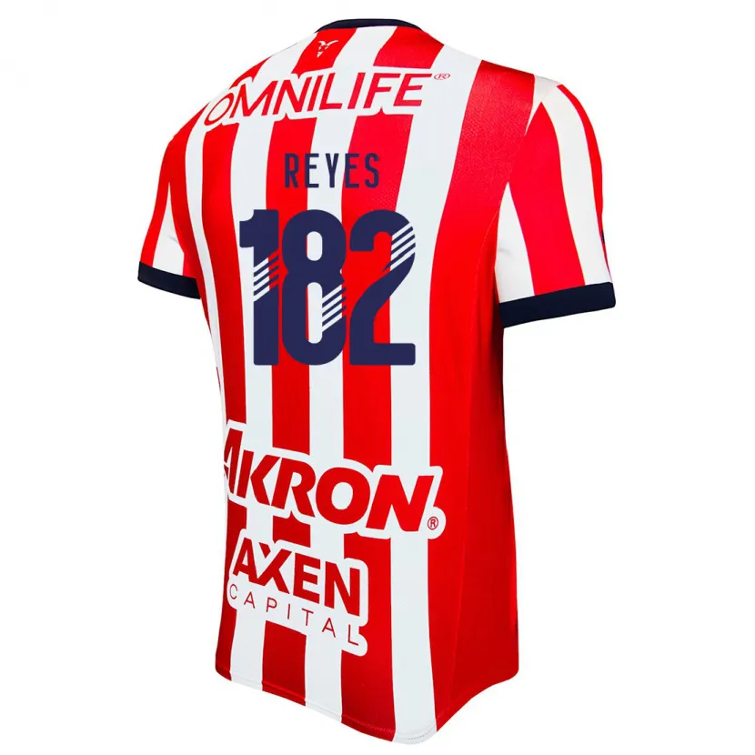 Danxen Kinderen Mauricio Reyes #182 Rood Wit Blauw Thuisshirt Thuistenue 2024/25 T-Shirt