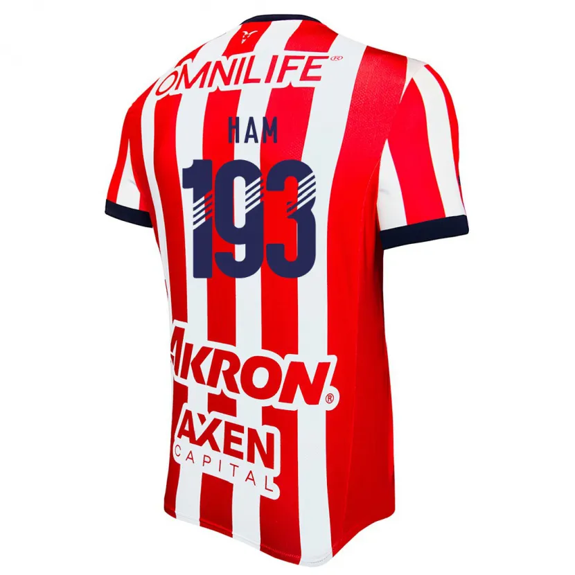 Danxen Kinderen Marioni Ham #193 Rood Wit Blauw Thuisshirt Thuistenue 2024/25 T-Shirt