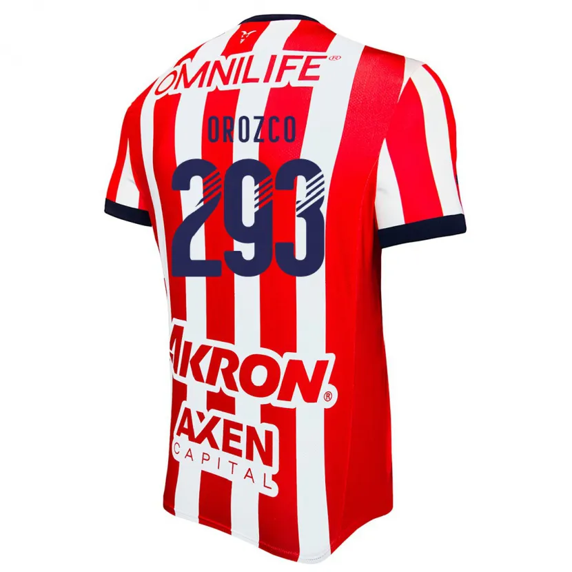 Danxen Kinderen Yohan Orozco #293 Rood Wit Blauw Thuisshirt Thuistenue 2024/25 T-Shirt