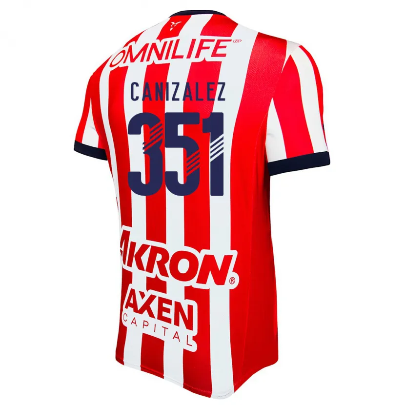 Danxen Kinderen Djorkaeff Canizalez #351 Rood Wit Blauw Thuisshirt Thuistenue 2024/25 T-Shirt