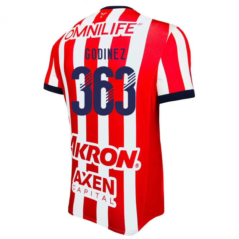 Danxen Kinderen André Godinez #363 Rood Wit Blauw Thuisshirt Thuistenue 2024/25 T-Shirt