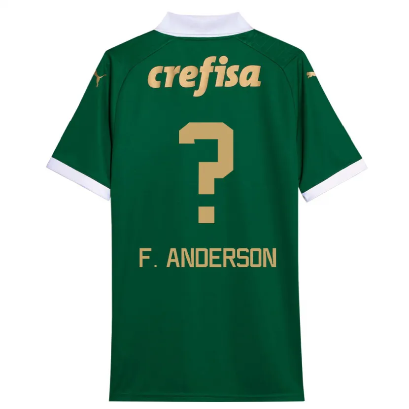 Danxen Kinderen Felipe Anderson #0 Groen Wit Thuisshirt Thuistenue 2024/25 T-Shirt