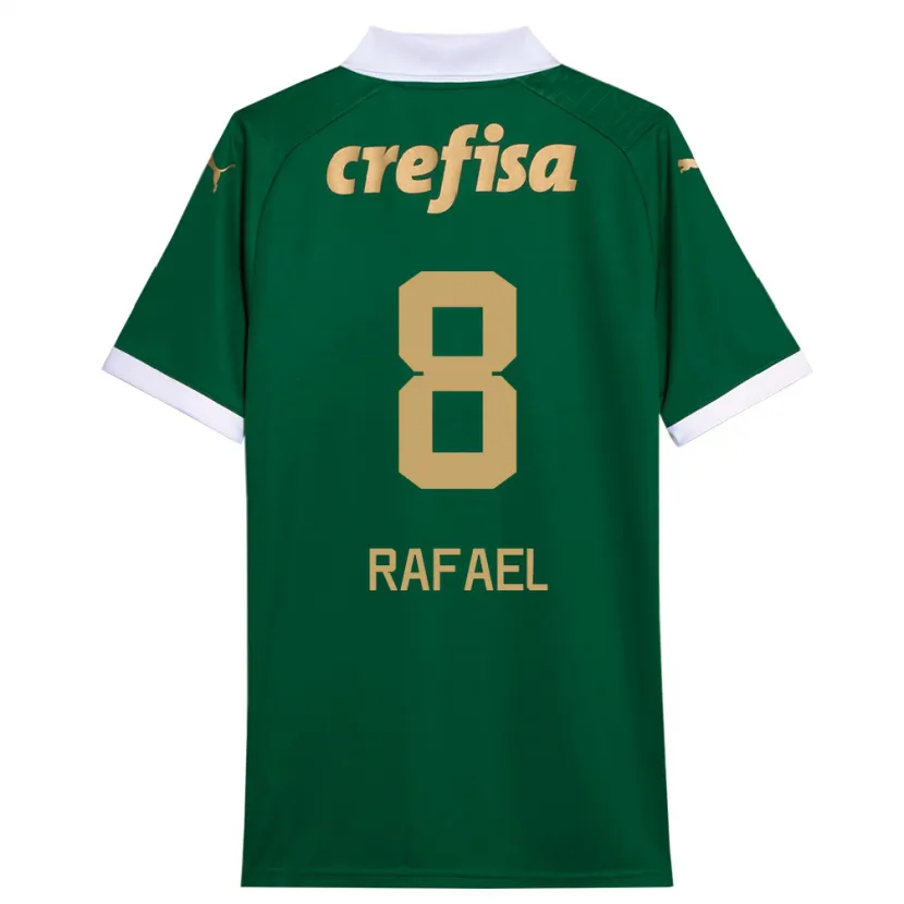 Danxen Kinderen Zé Rafael #8 Groen Wit Thuisshirt Thuistenue 2024/25 T-Shirt