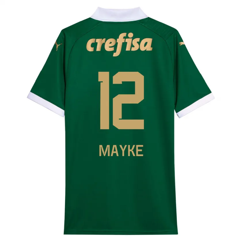 Danxen Kinderen Mayke #12 Groen Wit Thuisshirt Thuistenue 2024/25 T-Shirt