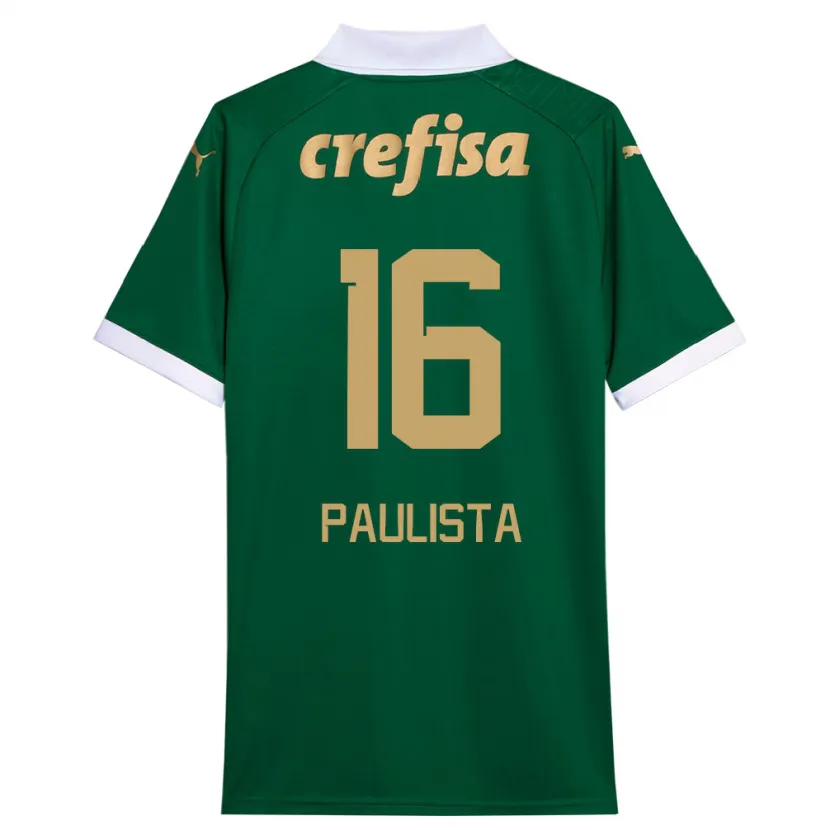 Danxen Kinderen Caio Paulista #16 Groen Wit Thuisshirt Thuistenue 2024/25 T-Shirt