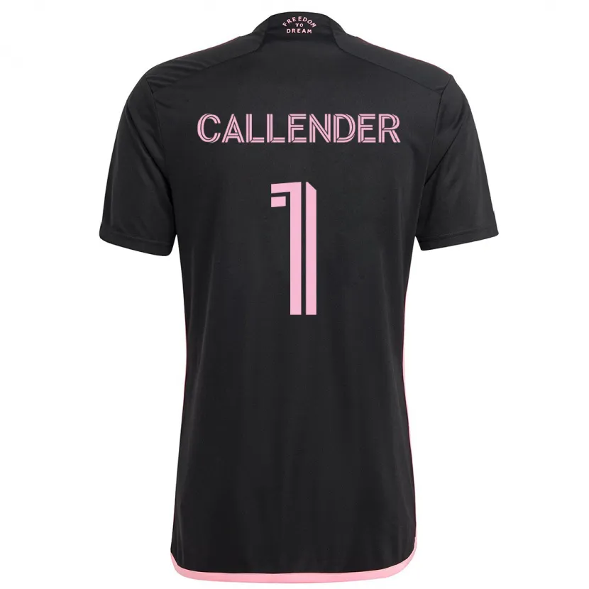 Danxen Kinderen Drake Callender #1 Zwart Uitshirt Uittenue 2024/25 T-Shirt