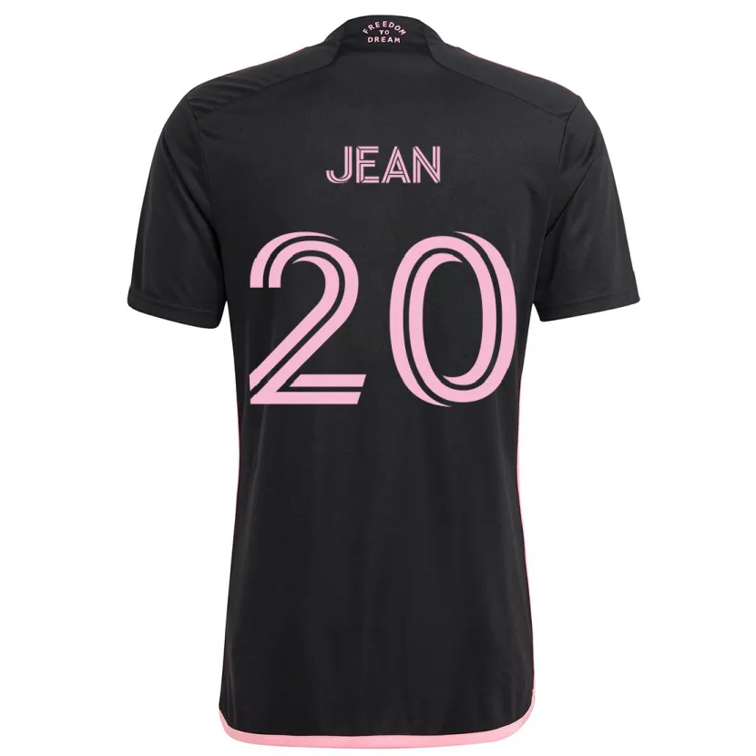 Danxen Kinderen Corentin Jean #20 Zwart Uitshirt Uittenue 2024/25 T-Shirt