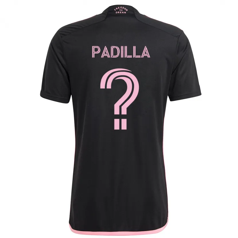 Danxen Kinderen Leandro Padilla #0 Zwart Uitshirt Uittenue 2024/25 T-Shirt