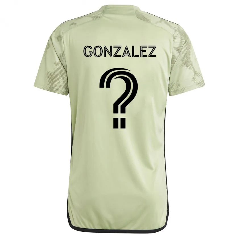 Danxen Kinderen Mario González #0 Licht Groen Uitshirt Uittenue 2024/25 T-Shirt