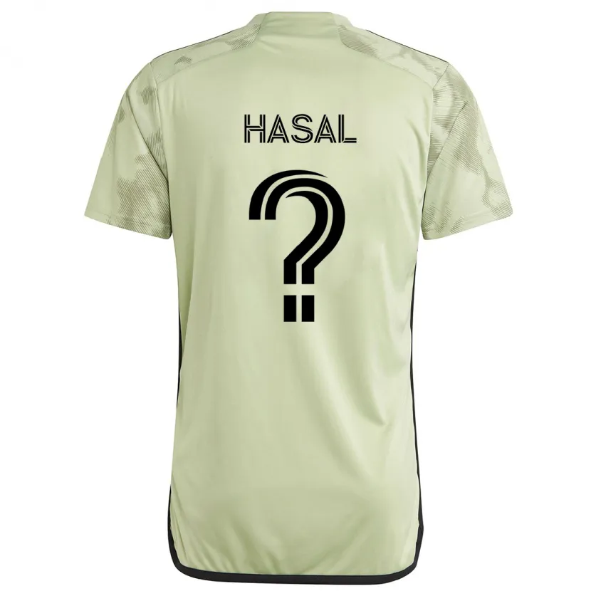 Danxen Kinderen Thomas Hasal #0 Licht Groen Uitshirt Uittenue 2024/25 T-Shirt