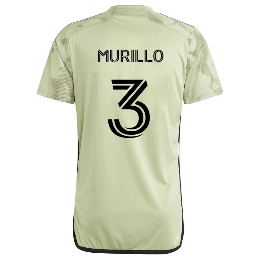 Danxen Kinderen Jesús Murillo #3 Licht Groen Uitshirt Uittenue 2024/25 T-Shirt