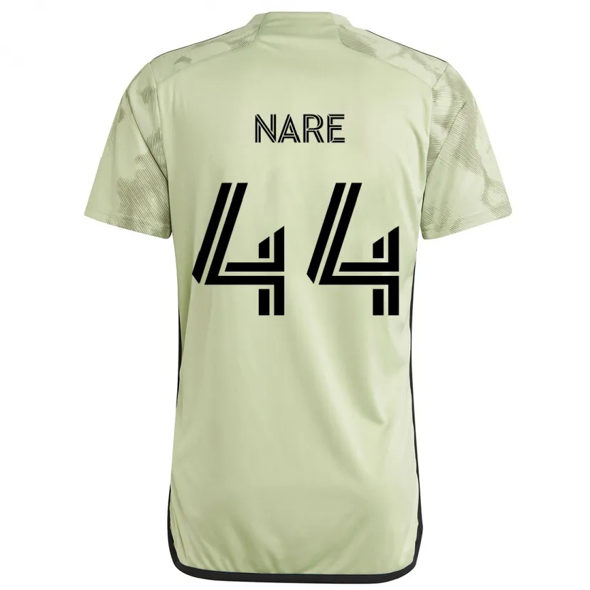 Danxen Kinderen Thabo Nare #44 Licht Groen Uitshirt Uittenue 2024/25 T-Shirt