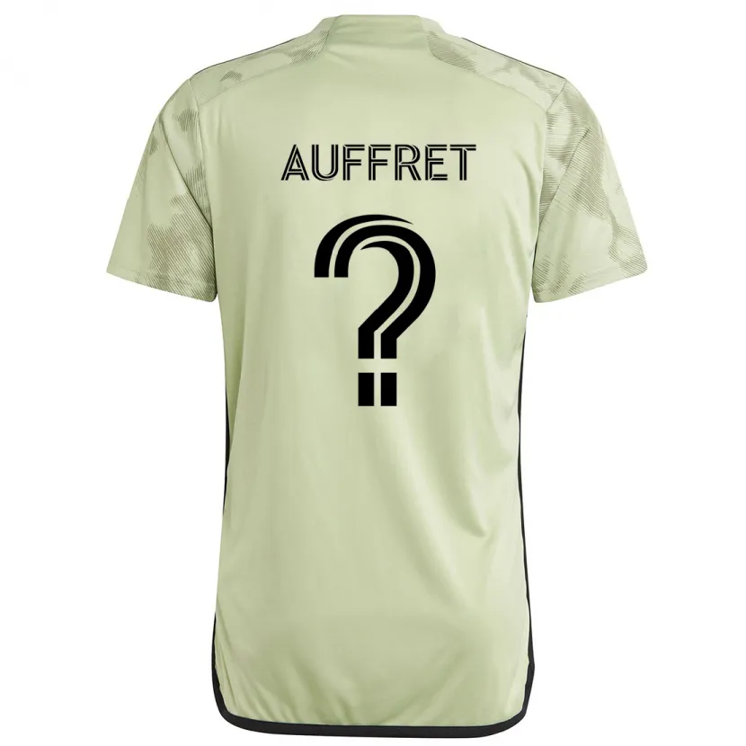 Danxen Kinderen Dylan Auffret #0 Licht Groen Uitshirt Uittenue 2024/25 T-Shirt