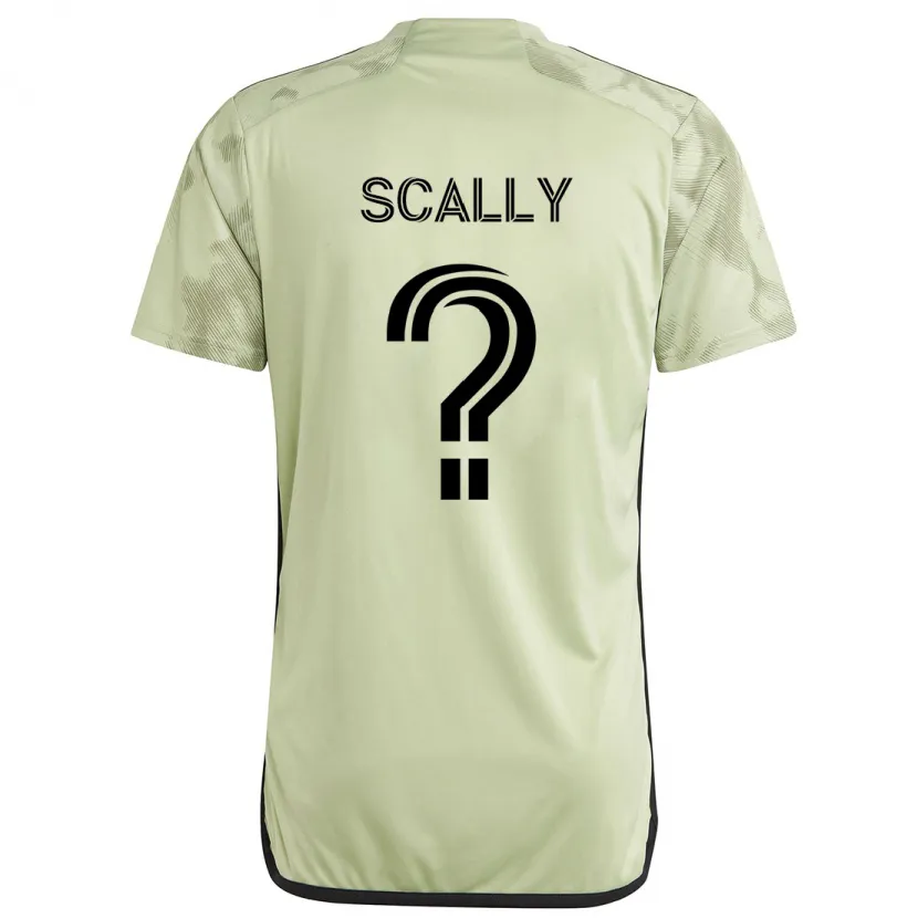 Danxen Kinderen Ethan Scally #0 Licht Groen Uitshirt Uittenue 2024/25 T-Shirt