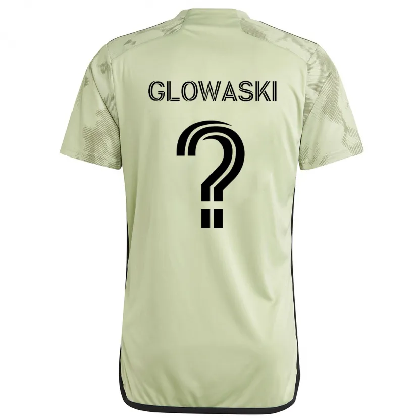 Danxen Kinderen Dylan Glowaski #0 Licht Groen Uitshirt Uittenue 2024/25 T-Shirt