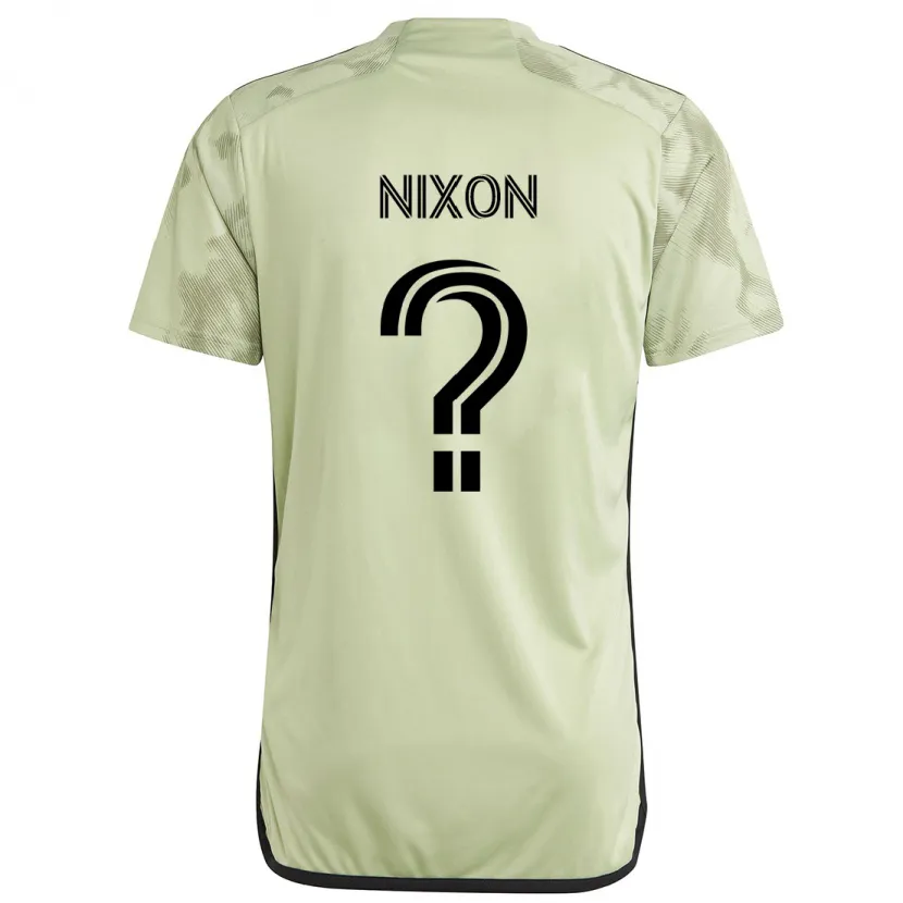 Danxen Kinderen Shakir Nixon #0 Licht Groen Uitshirt Uittenue 2024/25 T-Shirt