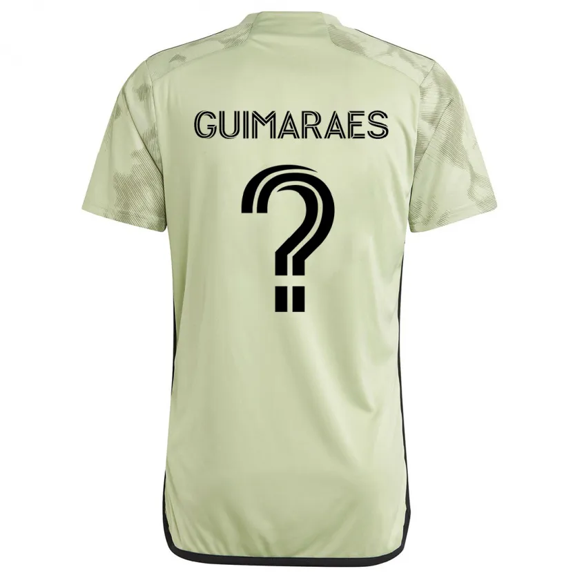 Danxen Kinderen Pedro Guimaraes #0 Licht Groen Uitshirt Uittenue 2024/25 T-Shirt