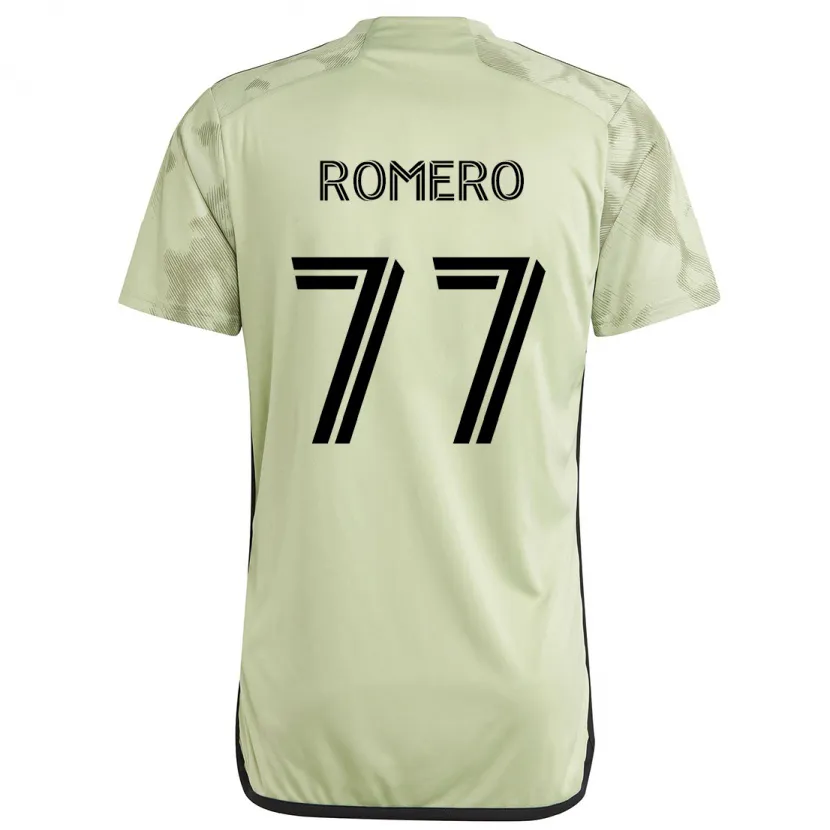 Danxen Kinderen Alexander Romero #77 Licht Groen Uitshirt Uittenue 2024/25 T-Shirt