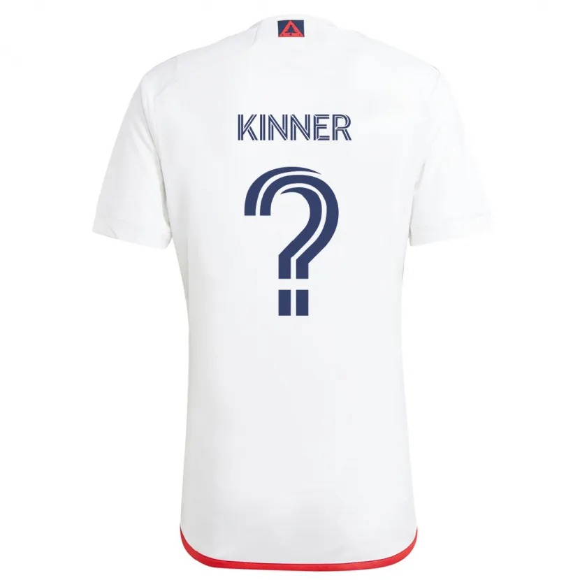 Danxen Kinderen Sage Kinner #0 Wit Rood Uitshirt Uittenue 2024/25 T-Shirt