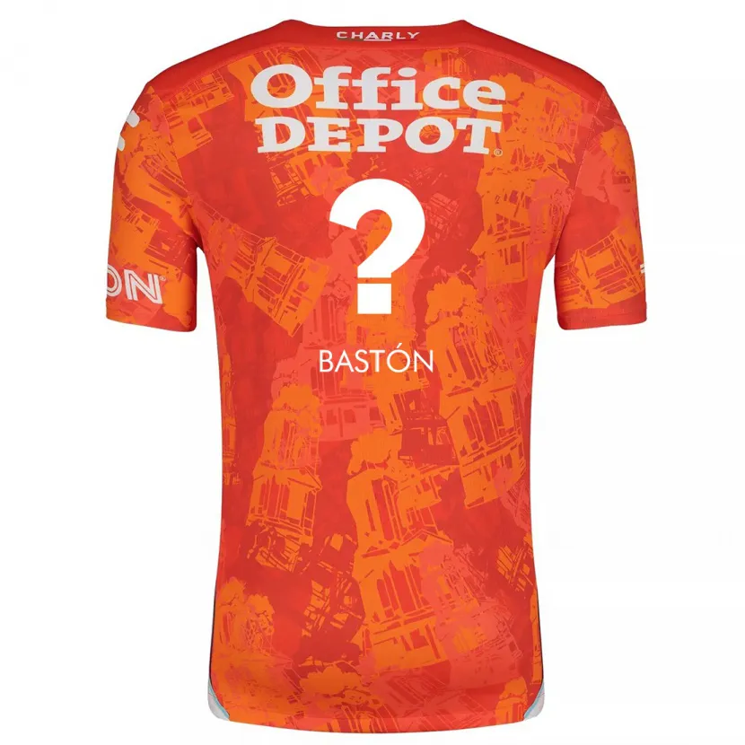 Danxen Kinderen Borja Bastón #0 Oranje Wit Uitshirt Uittenue 2024/25 T-Shirt