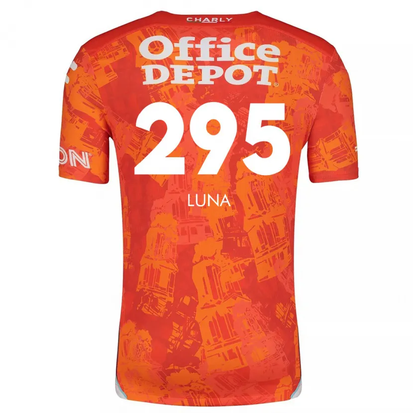 Danxen Kinderen Irving Luna #295 Oranje Wit Uitshirt Uittenue 2024/25 T-Shirt