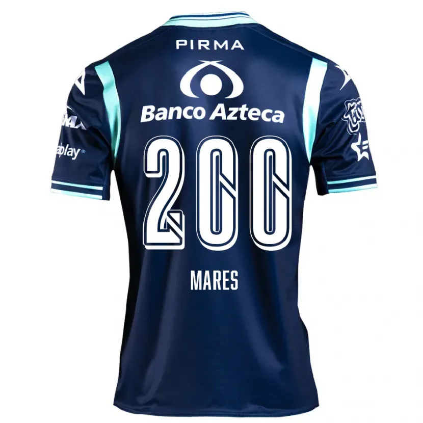 Danxen Kinderen Cristian Mares #200 Marineblauw Uitshirt Uittenue 2024/25 T-Shirt