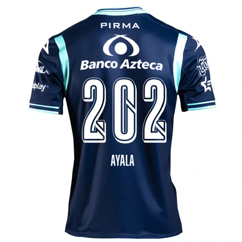 Danxen Kinderen Diego Ayala #202 Marineblauw Uitshirt Uittenue 2024/25 T-Shirt