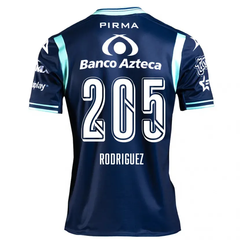 Danxen Kinderen Alberto Rodríguez #205 Marineblauw Uitshirt Uittenue 2024/25 T-Shirt