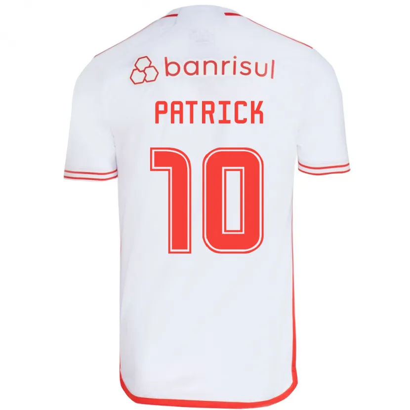 Danxen Kinderen Alan Patrick #10 Wit Rood Uitshirt Uittenue 2024/25 T-Shirt