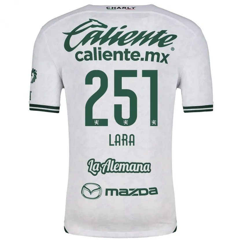 Danxen Kinderen Tristán Lara #251 Wit Groen Uitshirt Uittenue 2024/25 T-Shirt