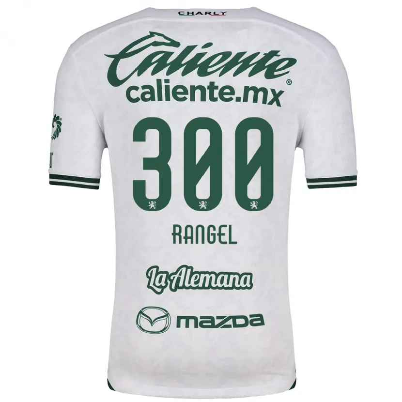 Danxen Kinderen Luis Rangel #300 Wit Groen Uitshirt Uittenue 2024/25 T-Shirt