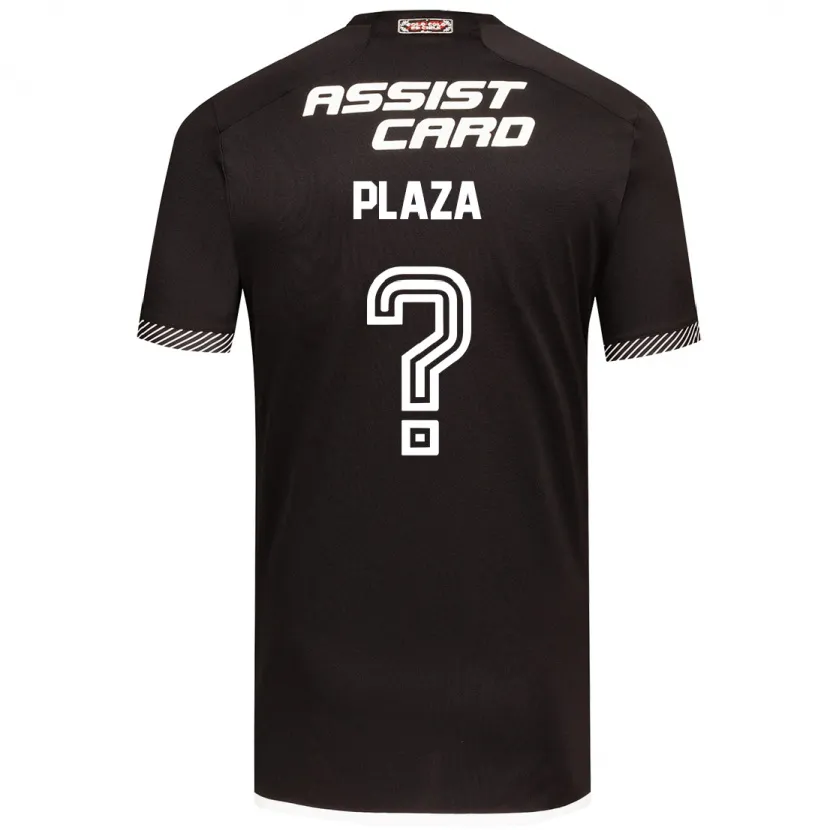 Danxen Kinderen Diego Plaza #0 Zwart Wit Uitshirt Uittenue 2024/25 T-Shirt